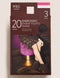 3pk 20 Denier Energising Sheer Tights